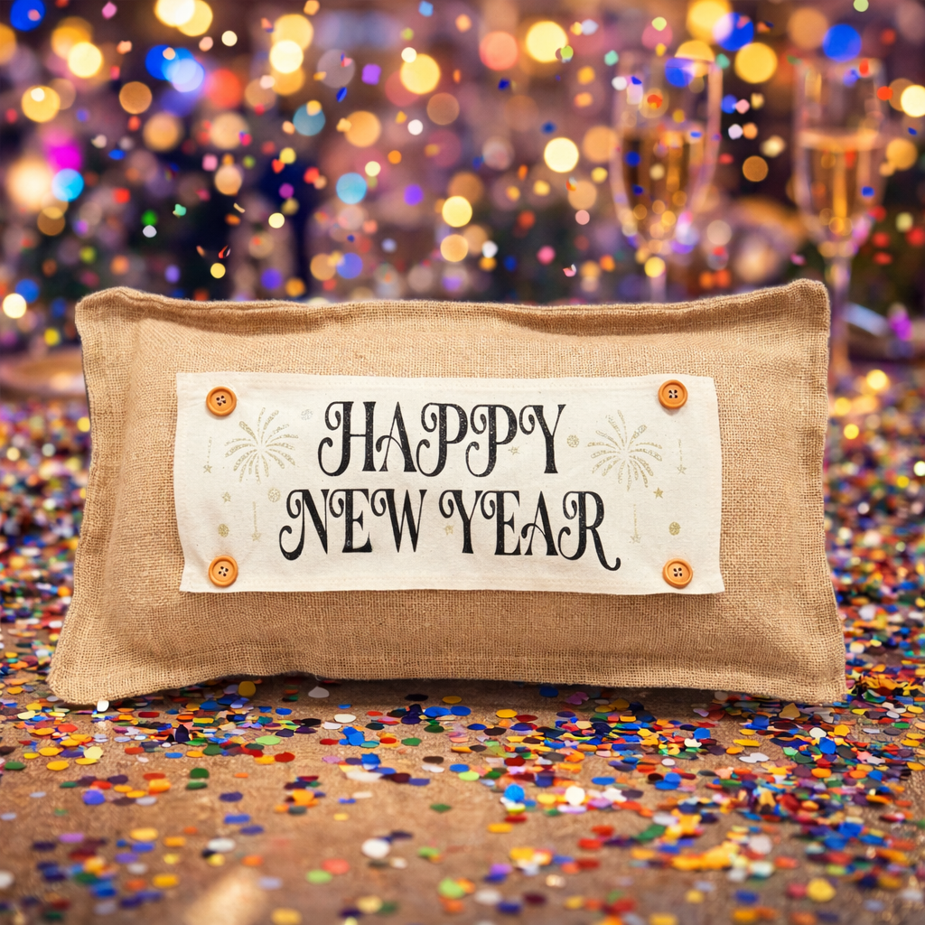 NEW! Glitter Holiday Panel: Winter; Bling Bang Sparkle Champagne Gold Silver Confetti party GLITTER HAPPY NEW YEAR