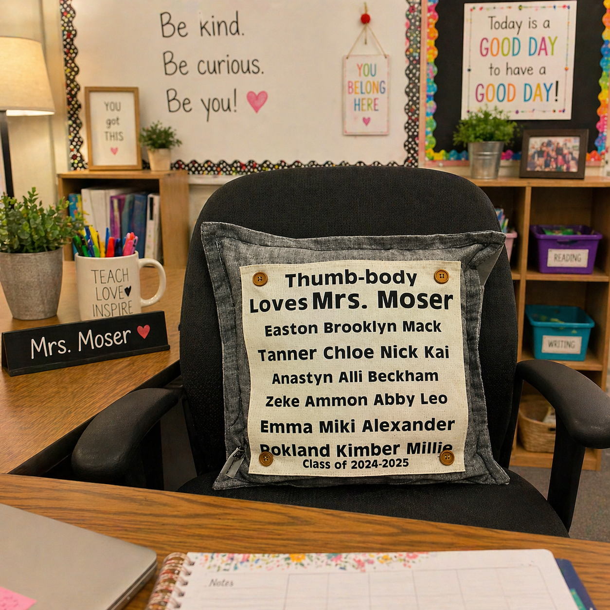 SQUARE PANEL ONLY: Custom Memory Panel: Teacher Appreciation, SQUARE CUSTOM PANEL