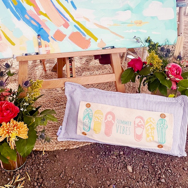 Bundle Deal: Summer Vibes Bundle (4 pack) SAVE!!!:WELCOME, FLIP FLOPS, OLD GLORY, HOME SWEET HIVE