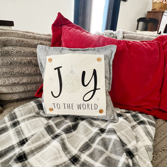 GIFT GUIDE: PERFECT FOR THE GLITTERY GAL IN YOUR LIFE!   SQUARE GIFT SET of 2: Glitter NATIVITY OH HOLY NIGHT and GLITTER JOY TO THE WORLD