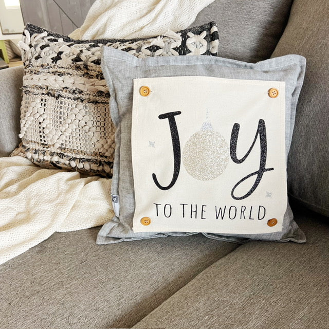 GIFT GUIDE: PERFECT FOR THE GLITTERY GAL IN YOUR LIFE!   SQUARE GIFT SET of 2: Glitter NATIVITY OH HOLY NIGHT and GLITTER JOY TO THE WORLD