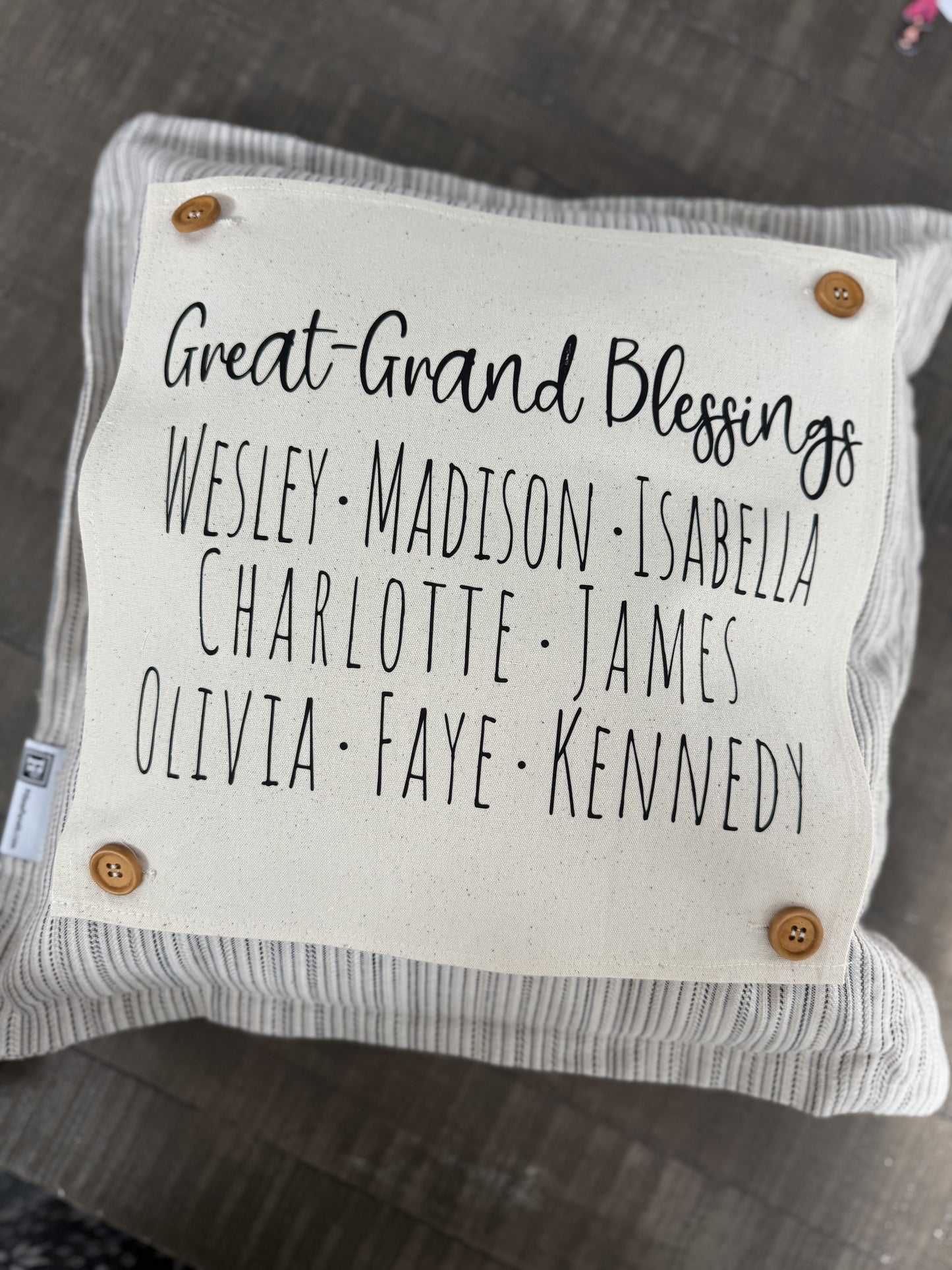 SQUARE Custom Memory Panel: Graduation, Love Thought Favorite Scripture GrandBlessing Family Name Monogram  SQUARE CUSTOM PANEL