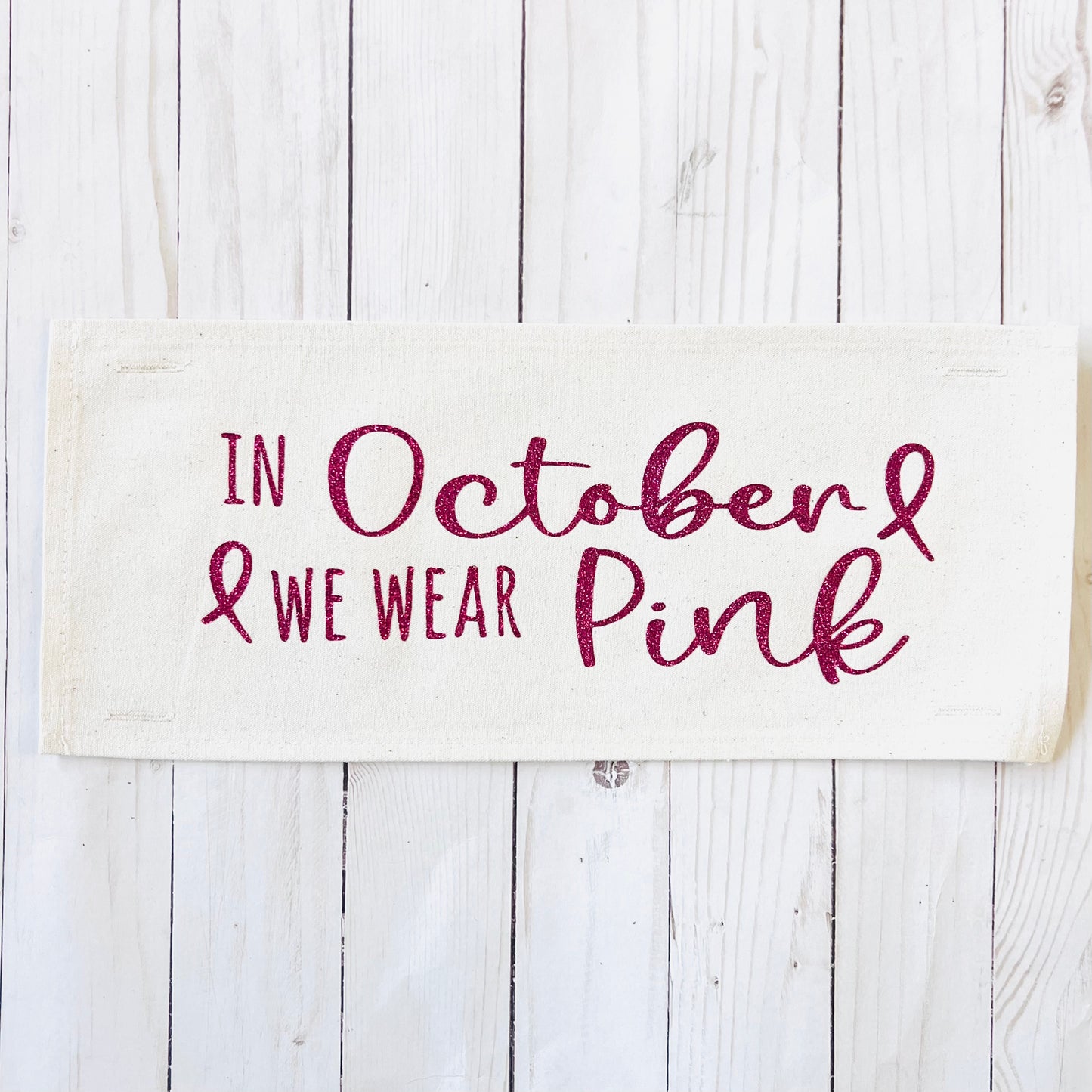 Glitter Bundle; Breast Cancer Awareness Pink Halloween Ribbon October Brave & Strong, BRAVE AND STRONG, PINK OCTOBER