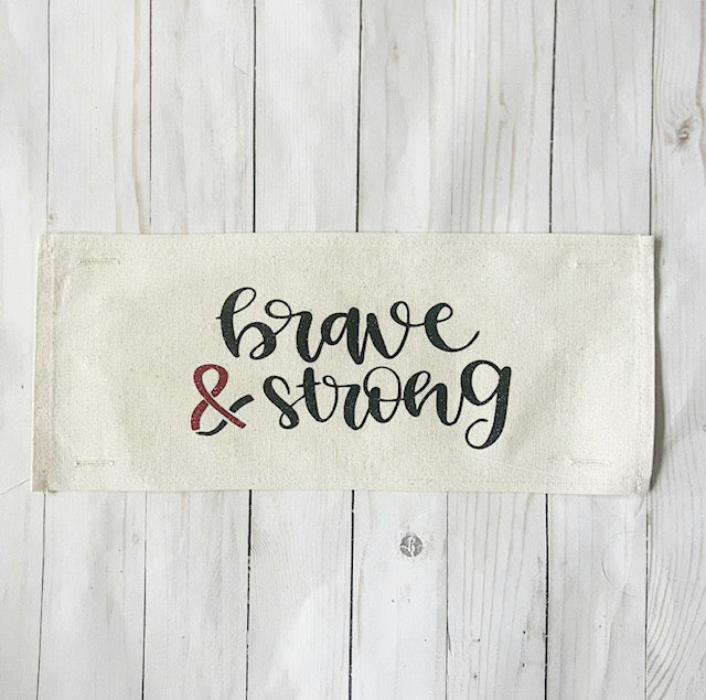 Glitter Bundle; Breast Cancer Awareness Pink Halloween Ribbon October Brave & Strong, BRAVE AND STRONG, PINK OCTOBER