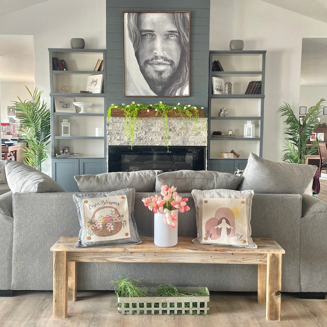 Square Panel: Spring, Easter, Religious, Pastel, CHRIST TOMB