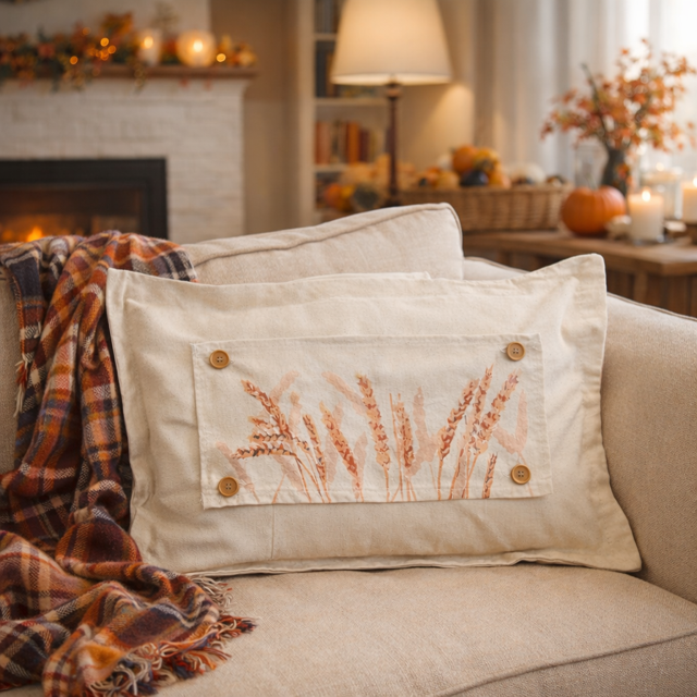 PANEL ONLY: RECTANGLE Harvest Field ,Country Farm, Autumn, Fall; Wheat Grain, WHEAT FIELD