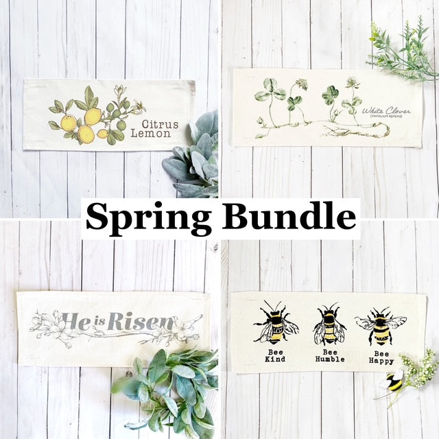 Bundle Deal: Spring Bundle (4 pack) SAVE!!!: WHITE CLOVER / LEMONS / THREE BEES / HE IS RISEN