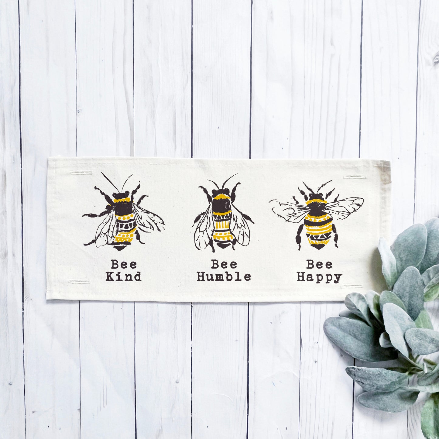 Seasonal Panel: Boho Bees Summer, Mother's Day Spring; Bee Kind, Humble, Happy, 3 BEE ATTITUDES