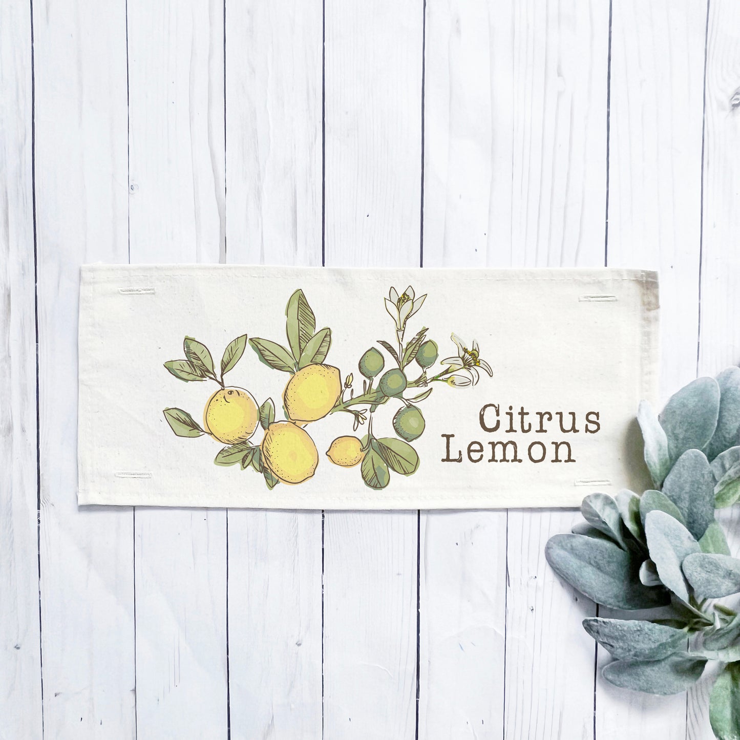 Botanical Panel: Summer, Lemonade Stand, Sweet, Summertime;  CITRUS LEMON