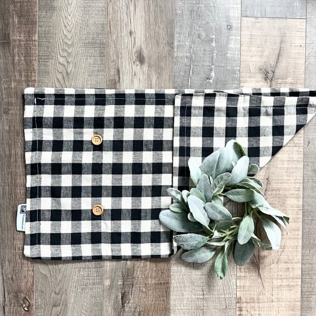 COVER ONLY: Gingham BUFFALO CHECK PILLOW COVER (no insert)