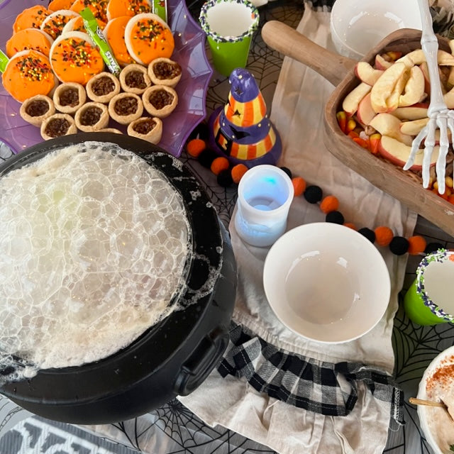 PARTY PACKAGE BUNDLE: Holiday Panel Halloween October Fall Autumn: Trick or Treat / Smell My Feet + BUFFALO CHECK RUNNER