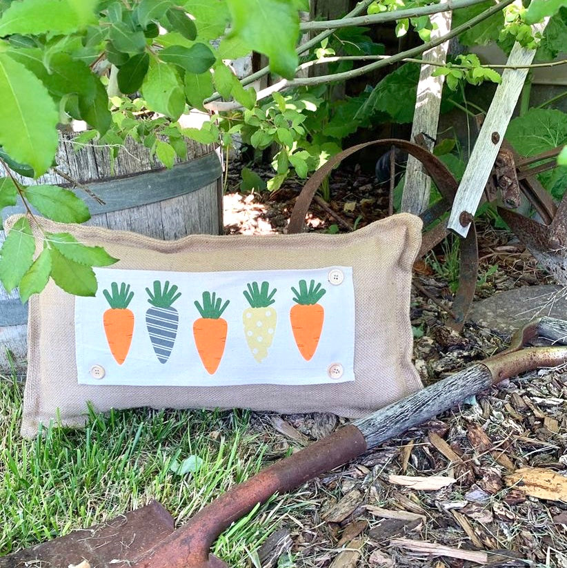 SEASONAL BUNDLE SET: Burlap Idaho Potato Farm Sack Bag Pillow (comes with insert and these 4 panels inside back pocket); Winter Spring Summer Fall Autumn: DEER, BUNNY HOP EASTER, HOME SWEET HIVE BEE, THANKFUL PUMPKINS,