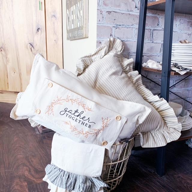 Pillow ONLY (with fluffy insert): Natural Boho Cream: BOHO PILLOW (with insert)