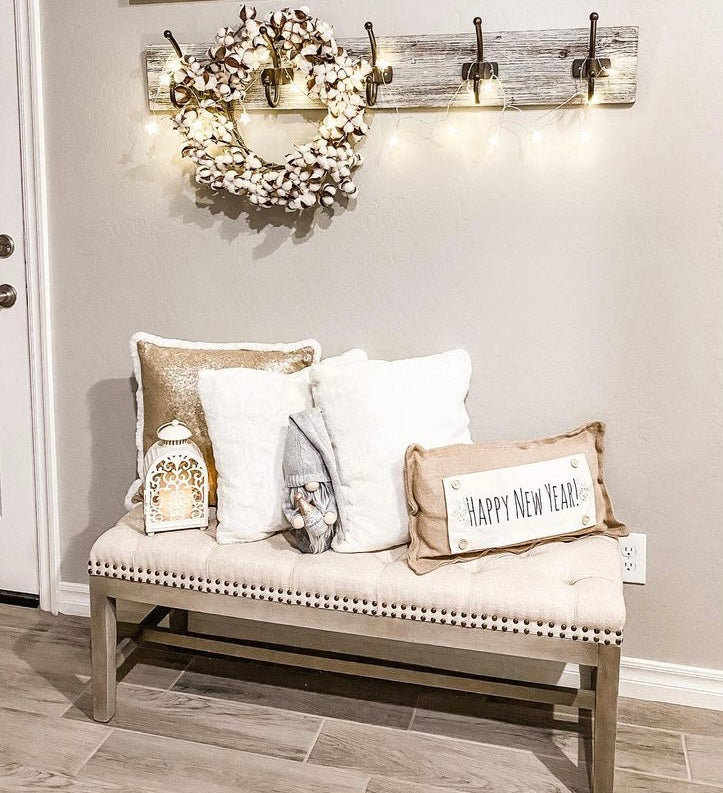 COVER ONLY: BURLAP PILLOW COVER (no insert)