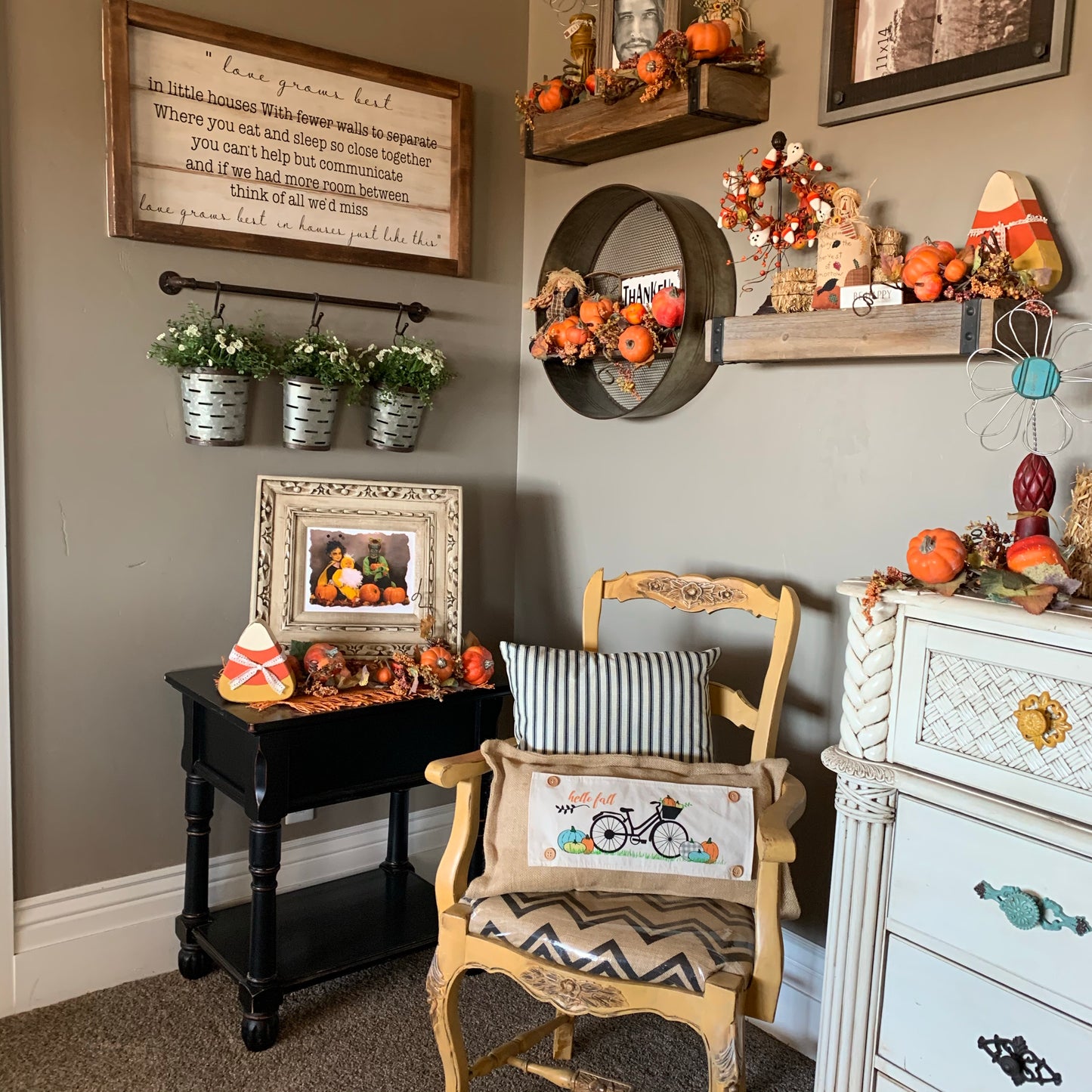 BRING BACK MY PANEL:  Vintage Hello FALL BIKE