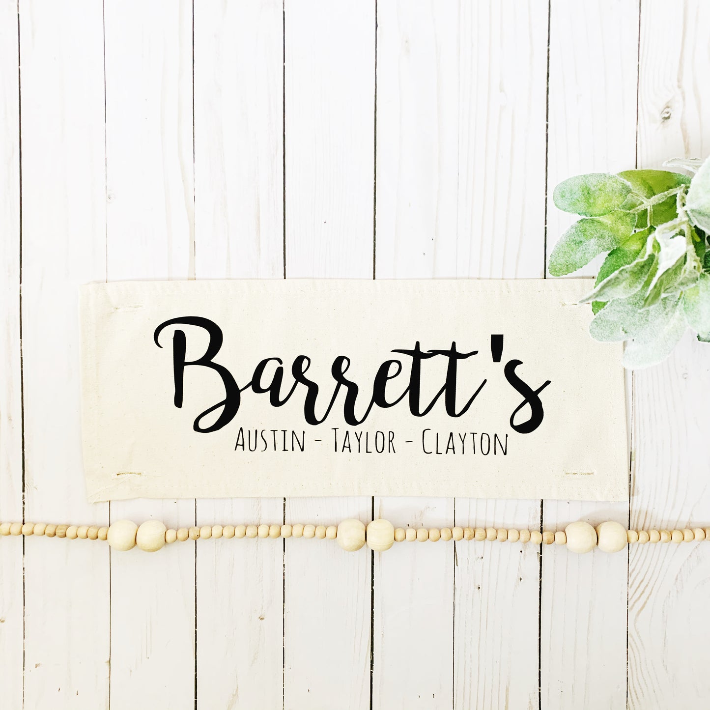 Personalized Panel: Memory Custom Family Names;  CUSTOM PANEL