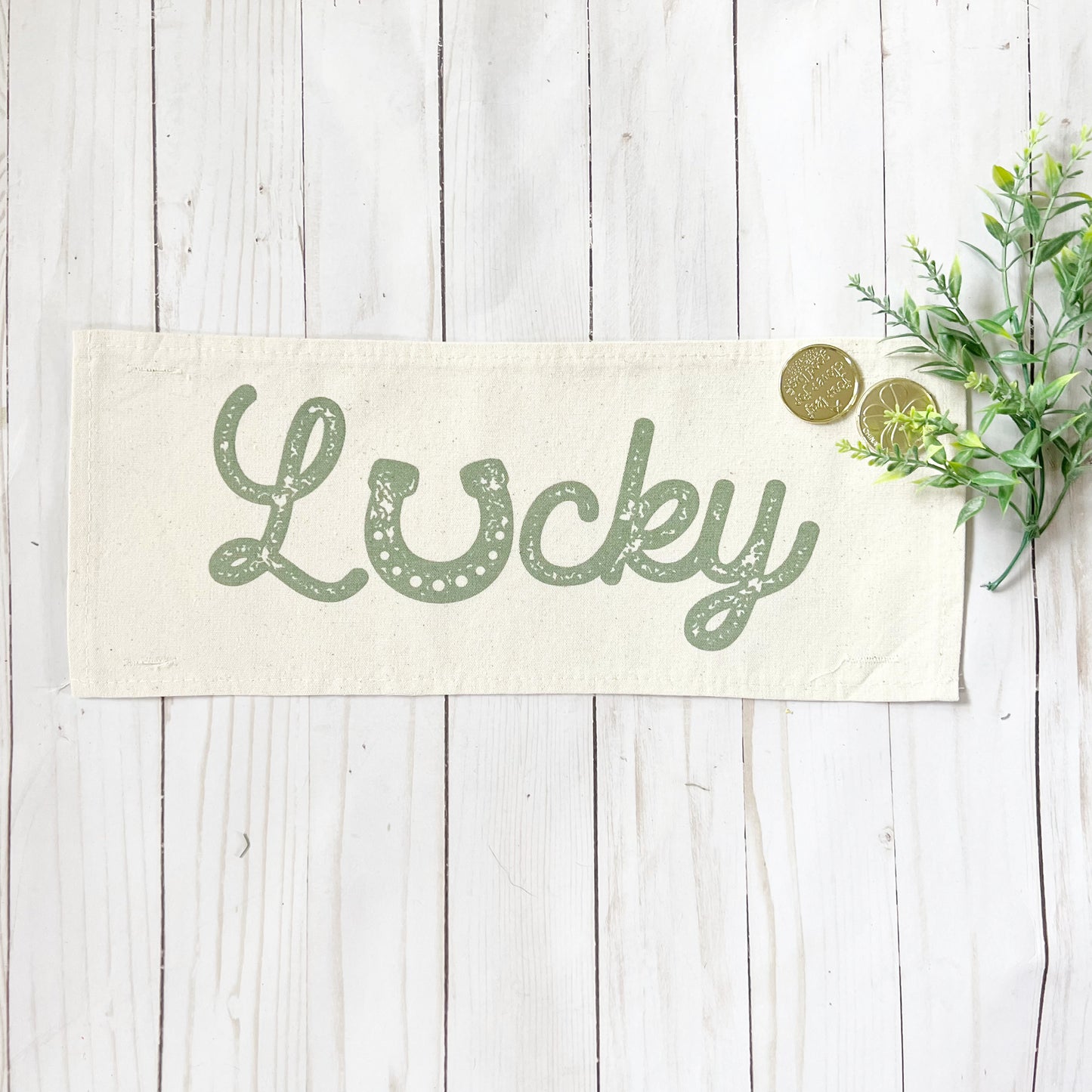 Holiday Panel: Spring, St. Patrick's Day, Leprechaun, Horse Shoe, Green, Irish, March 17th; LUCKY