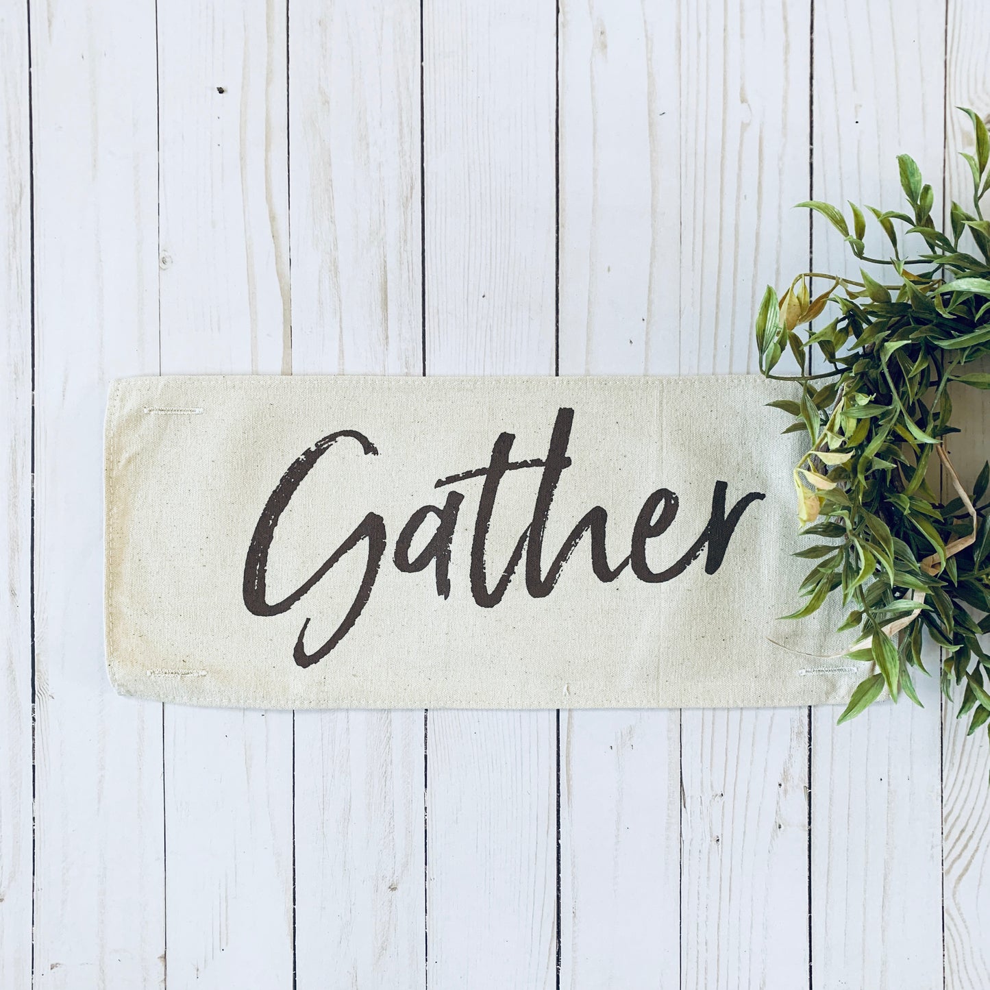 BRING BACK MY PANEL: Thanksgiving, Together, Family, Friends; Neutral BROWN GATHER SCRIPT