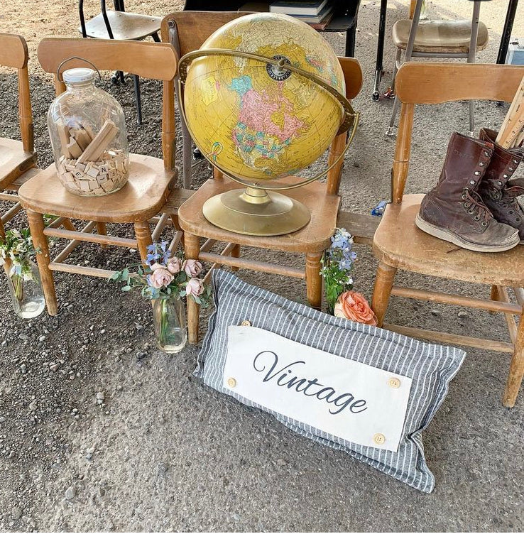 COVER ONLY: DARK CHARCOAL/CREAM STRIPES COVER (no insert)