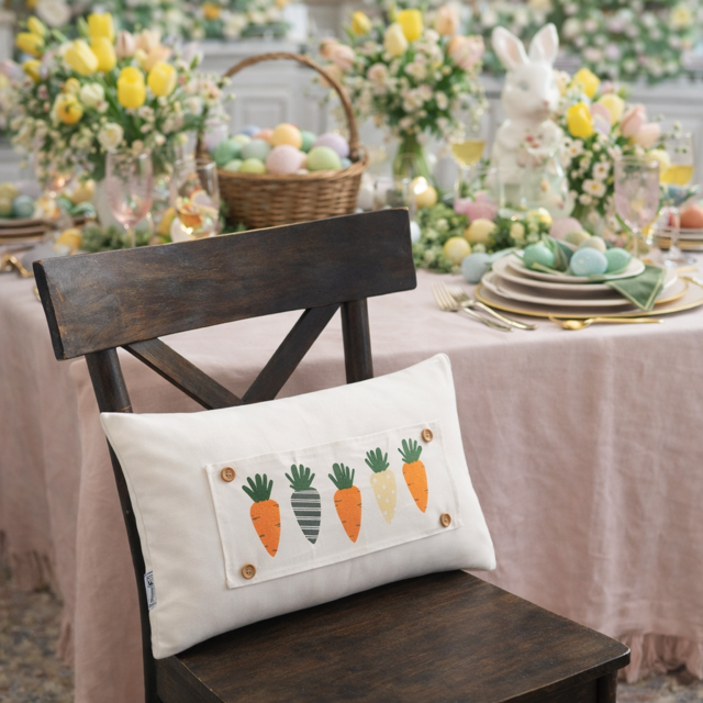 NEW! WINTER Bundle:  3 seasons + GINGHAM/BUFFALO CHECK pillow: SNOWMAN SCARVES / XOXO / CARROT PATCH