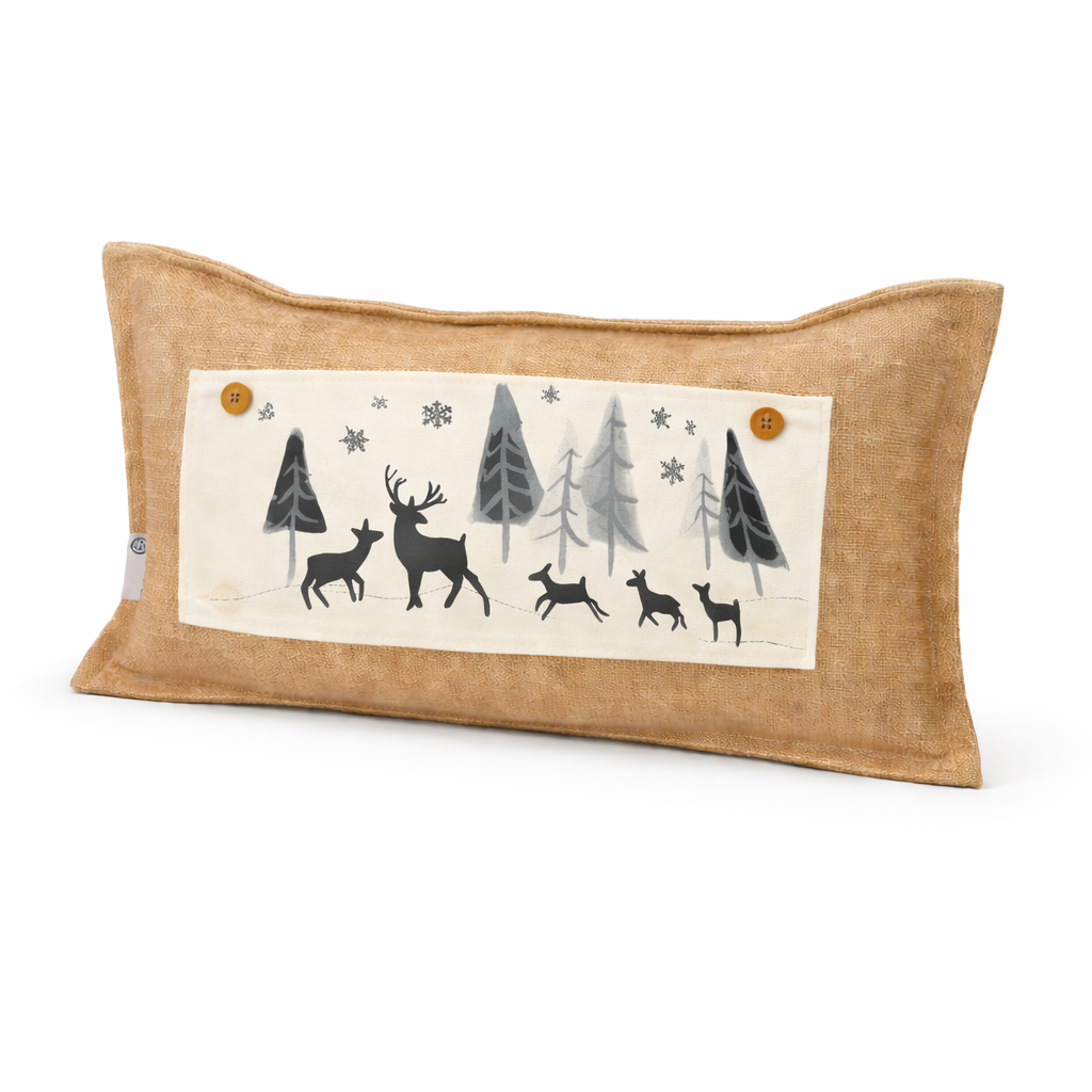 NEW! WINTER 26 Bundle:  3 seasons +BURLAP pillow: LUCKY, XOXO, DEER