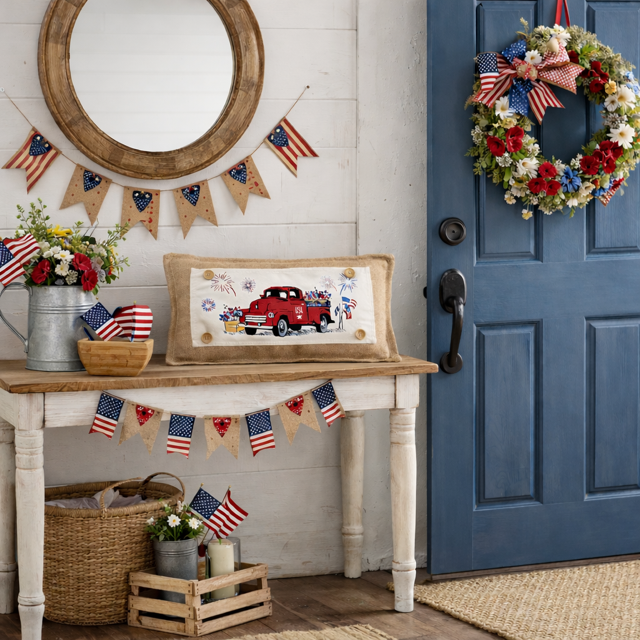 4 PANELS ONLY BUNDLE: RECTANGLE Vintage Truck Panels SAVE!! Spring, Summer, Fall, Christmas, FIREWORKS / PUMPKIN / PLAID TREE TRUCKS