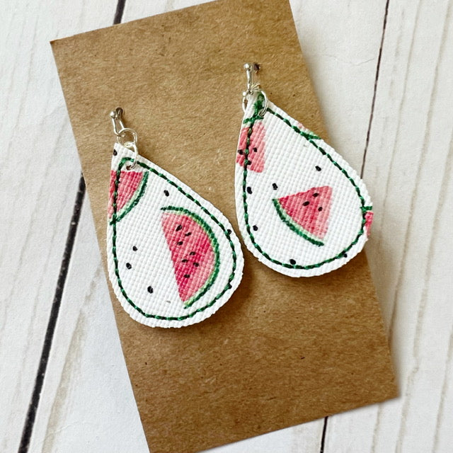 Mother's Day Earrings: Watermelon summer spring mom