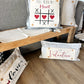 Glitter SQUARE Holiday Panel: Valentine's Day, red, black XO, TIC-TACK-TOE