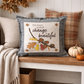 NEW! SQUARE SUMMER/FALL WEDDING BUNDLE:  3 seasons + CHARCOAL pillow: SWEET SUMMER TIME, SPACIOUS SKIES, ACORN BRANCH, CUSTOM PANEL