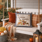 NEW! SQUARE SUMMER/FALL WEDDING BUNDLE:  3 seasons + CHARCOAL pillow: SWEET SUMMER TIME, SPACIOUS SKIES, ACORN BRANCH, CUSTOM PANEL