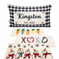 NEW! WINTER Wedding Gift Bundle:  3 seasons + GINGHAM/BUFFALO CHECK pillow: SNOWMAN SCARVES / XOXO / CARROT PATCH / CUSTOM PANEL