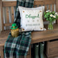GLITTER PANEL ONLY: SQUARE Irish Kisses & Shamrock Wishes; Spring St. Saint Patricks Day, SQUARE BLESSED BEYOND MEASURE
