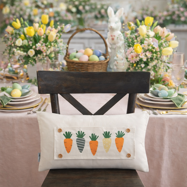4 PANEL ONLY BUNDLE: RECTANGLE Easter Bundle Panels HE IS RISEN / QUILTED EGGS / CHICKS / CARROTS