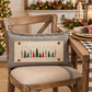 NEW! PANEL ONLY: RECTANGLE Winter; Vintage Christmas, Santa, Trees, Snowflakes, Stars, Bows; CHRISTMAS FOREST