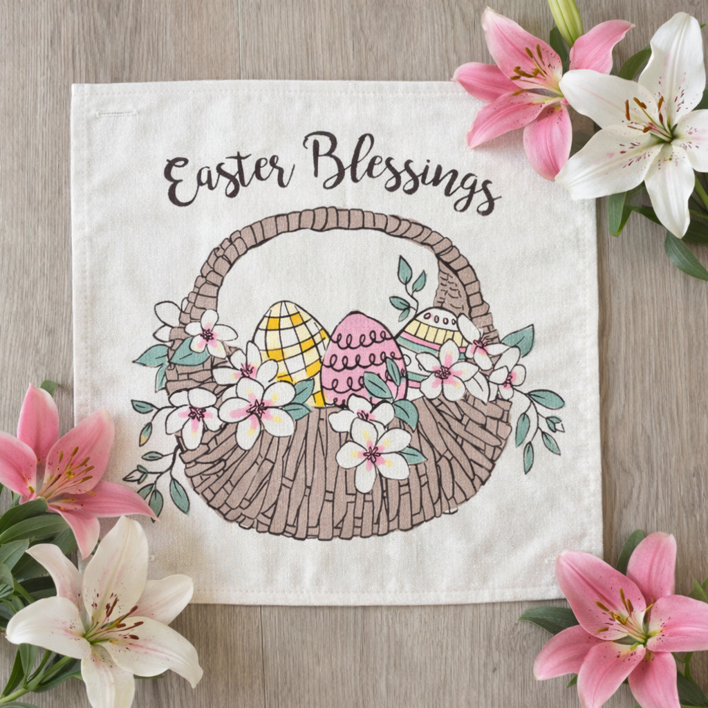 NEW! SPRING/SUMMER BUNDLE:  3 seasons +TAN POLKA DOT pillow: SPRING BOOTS, EASTER BASKET, SUMMER POPSICLES