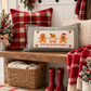 NEW! PANEL ONLY: RECTANGLE Winter; Vintage Christmas Santa, Baking, Memories; GINGERBREAD