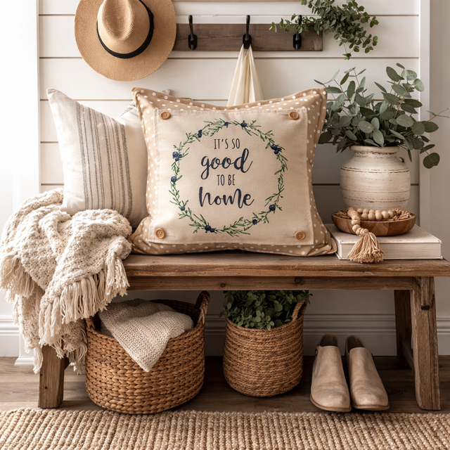 12 PANELS ONLY BUNDLE: SQUARE throw pillow Year of Panels Bundle SAVE!!!: SKI BENCH, V-DAY SUBWAY, LUCKY & BLESSED, PRESSED FLOWERS, STRAWBERRY ICECREAM, SUMMER TIME, LAND I LOVE, GOOD TO BE HOME, PUMPKIN PATCH, HOCUS POCUS, ACORN BRANCH, CANDY CANE