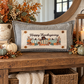 NEW!  PANEL ONLY:  Fall Autumn pumpkins, leaves, berries Pilgrims, stripes, polka dots, plaid; HAPPY THANKSGIVING