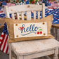 PANEL ONLY: RECTANGLE Neutral Spring, Summer, Garden Lover, Plants;  HELLO CHERRIES