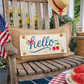 PANEL ONLY: RECTANGLE Neutral Spring, Summer, Garden Lover, Plants;  HELLO CHERRIES