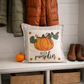 PANEL ONLY: SQUARE Fall Patch Autumn Thanksgiving Vine HELLO PUMPKIN