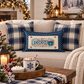 NEW! PANEL ONLY: RECTANGLE Winter; Vintage Sign, Marshmallows, Candy Cane, Chocolate; HOT COCOA