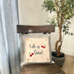 Glitter SQUARE Panel: Cherry LIFE IS SWEET