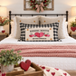 PANEL ONLY:  RECTANGLE Holiday Panel: Valentines, Winter, Love, Hugs, Kisses, Passion, Red, Wife Husband, Boyfriend, Girlfriend, Spouse, Kids, Vintage, Farmhouse, Heart; KISSING BOOTH