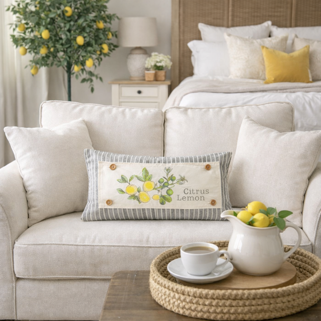 NEW! RECTANGLE SUMMER/FALL WEDDING BUNDLE:  3 seasons + BOHO pillow:  PEONIES, CITRUS LEMON, OLD WELCOME, CUSTOM PANEL