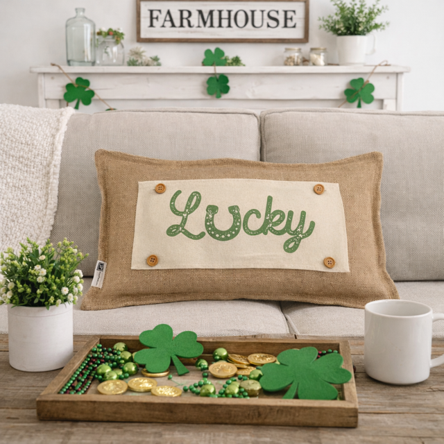 NEW! CUSTOM WINTER WEDDING BUNDLE 26:  3 seasons +BURLAP pillow + custom last name panel: LUCKY, XOXO, DEER, CUSTOM LAST NAME PANEL