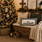 NEW! RECTANGLE WINTER BUNDLE:  3 seasons + BUFFALO CHECK REC. pillow: NATIVITY, 3 SNOWMEN, CONVERSATION HEARTS