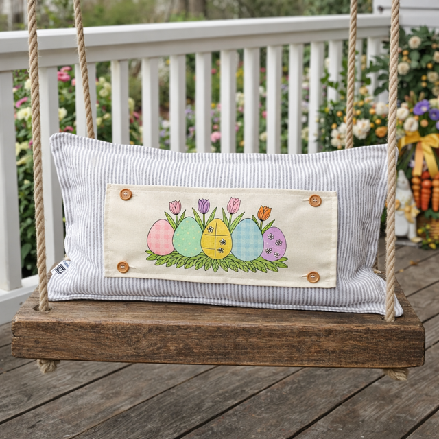 4 PANEL ONLY BUNDLE: RECTANGLE Easter Bundle Panels HE IS RISEN / QUILTED EGGS / CHICKS / CARROTS