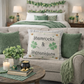 GLITTER PANEL ONLY: SQUARE, Irish Kisses & Shamrock Wishes; Spring St. Patrick's Day, SHAMROCKS & SHENANIGANS