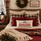 PANEL ONLY: RECTANGLE Winter; Vintage Christmas Santa Sleigh One Horse Drawn Ride; SLEIGH RIDE
